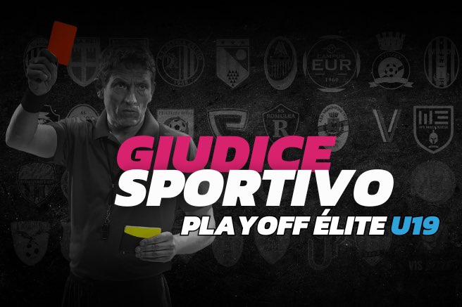 Under 19 Élite Giudice Sportivo Playoff